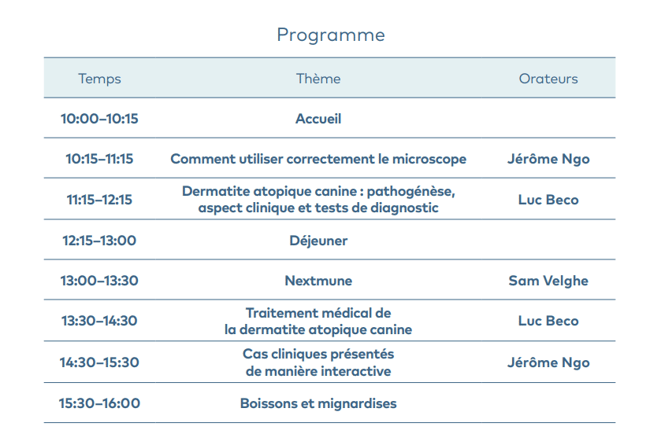 Namur programme