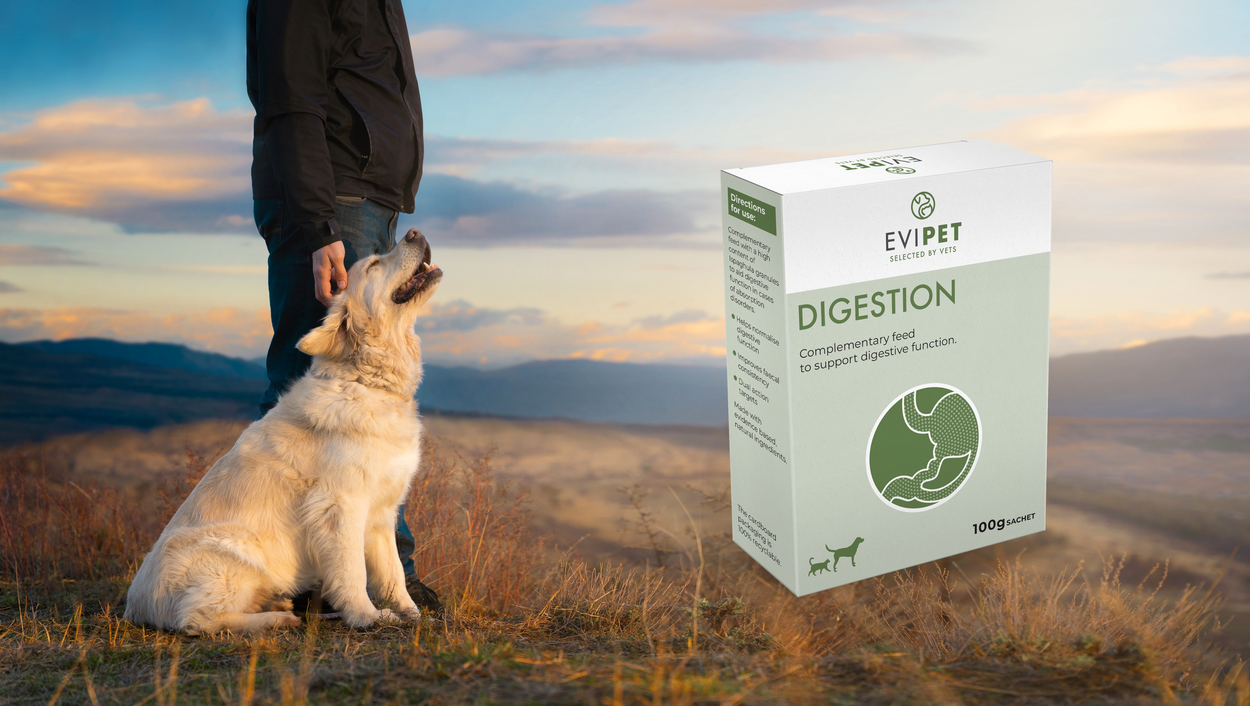 evipet joints digestion background